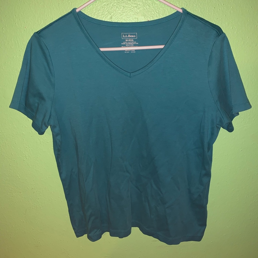 LL Bean Short Sleeve T-Shirts Cotton
